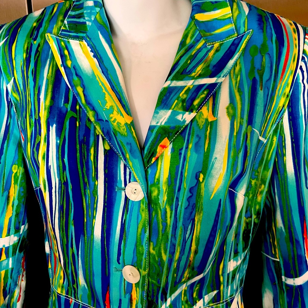 Alberto Makali Jacket, Size 10, multi-color